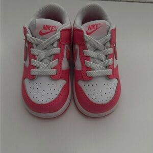 Nike Pink and White Classic Sneakers Toddler size 4.5